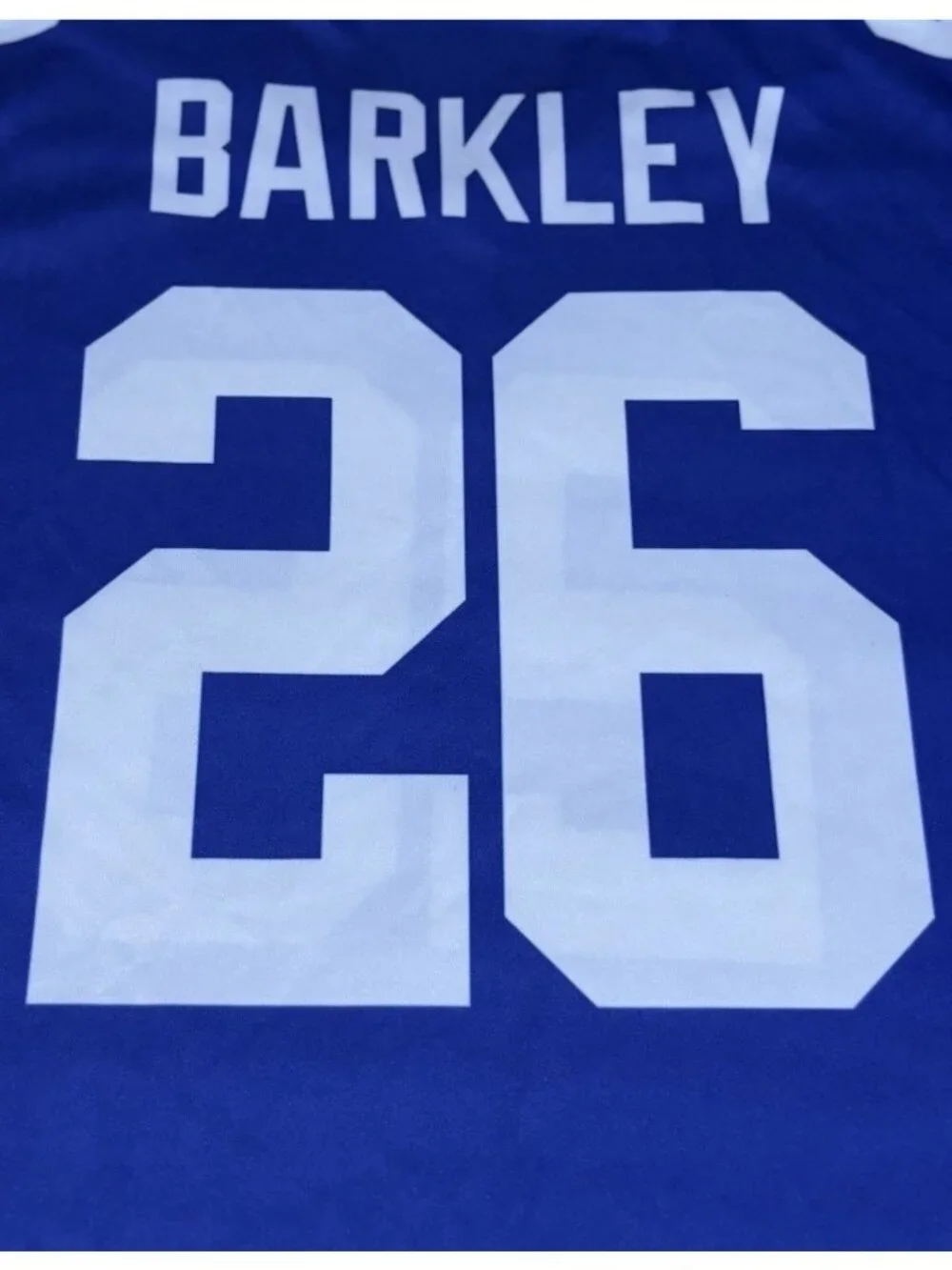 Nike Saquon Barkley #26 New York Giants Jersey Mens XL Blue Dri-FIT NFL